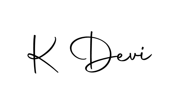 How to make K Devi signature? Autography-DOLnW is a professional autograph style. Create handwritten signature for K Devi name. K Devi signature style 10 images and pictures png