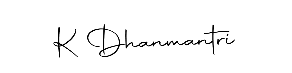 Make a beautiful signature design for name K Dhanmantri. Use this online signature maker to create a handwritten signature for free. K Dhanmantri signature style 10 images and pictures png