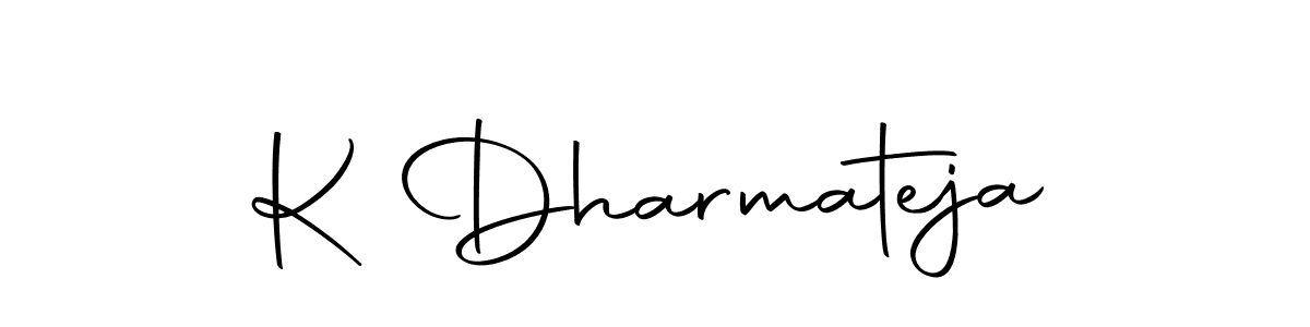 K Dharmateja stylish signature style. Best Handwritten Sign (Autography-DOLnW) for my name. Handwritten Signature Collection Ideas for my name K Dharmateja. K Dharmateja signature style 10 images and pictures png