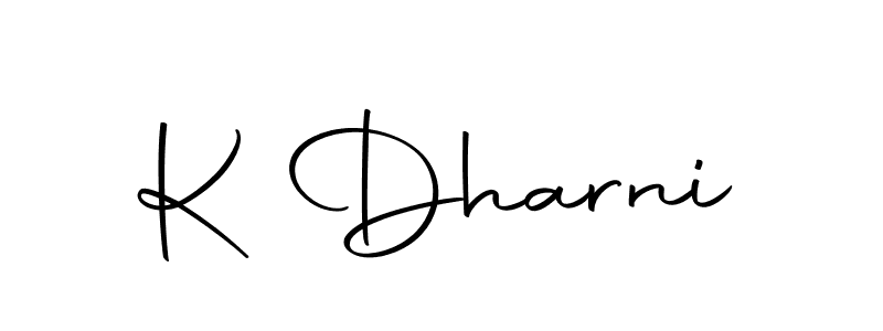 You should practise on your own different ways (Autography-DOLnW) to write your name (K Dharni) in signature. don't let someone else do it for you. K Dharni signature style 10 images and pictures png