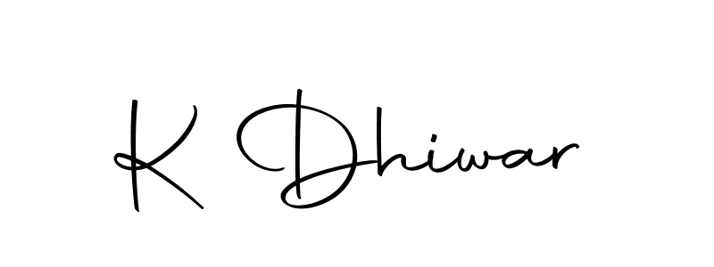 Make a short K Dhiwar signature style. Manage your documents anywhere anytime using Autography-DOLnW. Create and add eSignatures, submit forms, share and send files easily. K Dhiwar signature style 10 images and pictures png