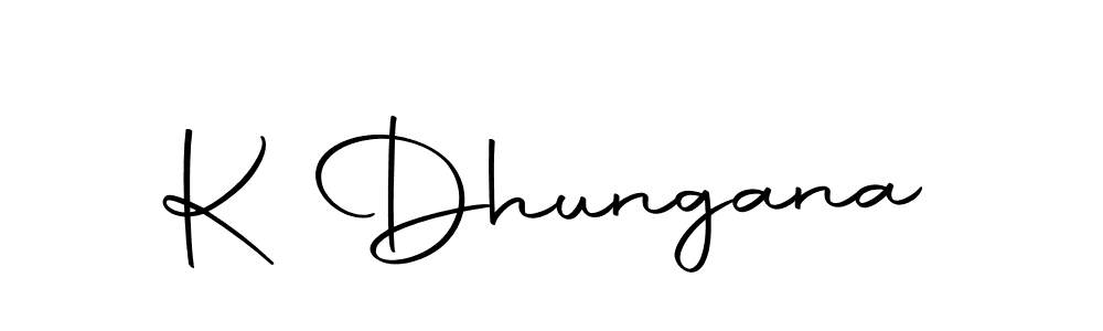 Make a beautiful signature design for name K Dhungana. Use this online signature maker to create a handwritten signature for free. K Dhungana signature style 10 images and pictures png