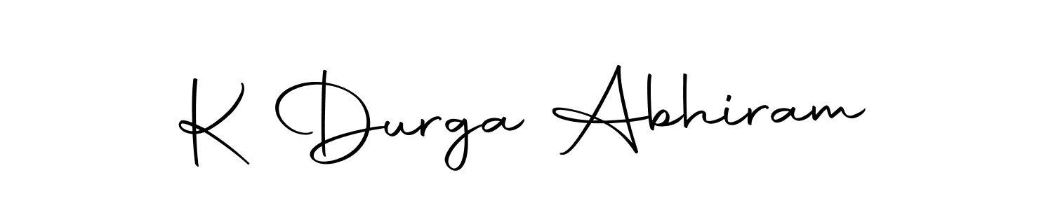 How to make K Durga Abhiram signature? Autography-DOLnW is a professional autograph style. Create handwritten signature for K Durga Abhiram name. K Durga Abhiram signature style 10 images and pictures png