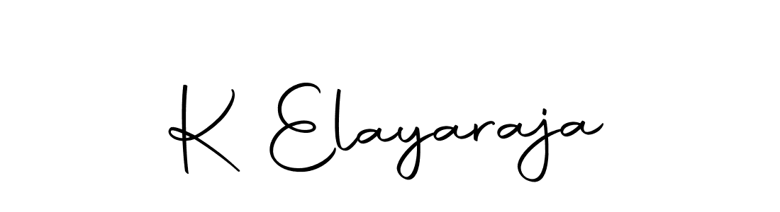 You can use this online signature creator to create a handwritten signature for the name K Elayaraja. This is the best online autograph maker. K Elayaraja signature style 10 images and pictures png