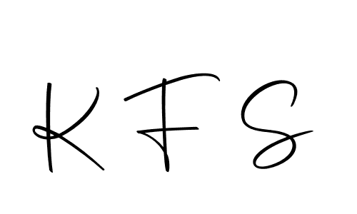 How to make K F S signature? Autography-DOLnW is a professional autograph style. Create handwritten signature for K F S name. K F S signature style 10 images and pictures png