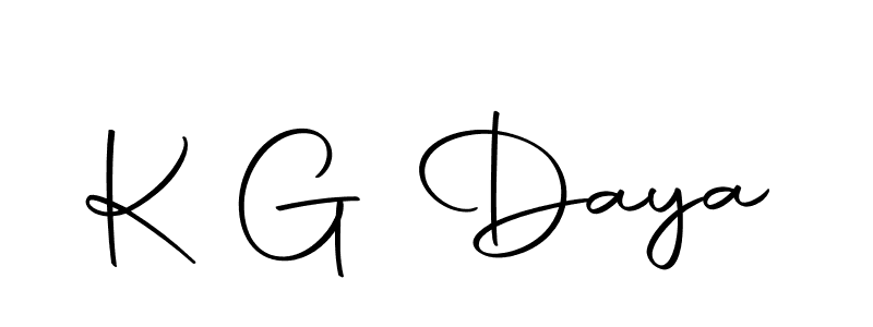 Make a beautiful signature design for name K G Daya. Use this online signature maker to create a handwritten signature for free. K G Daya signature style 10 images and pictures png