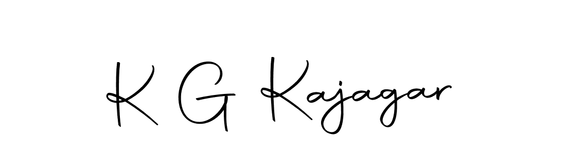 Here are the top 10 professional signature styles for the name K G Kajagar. These are the best autograph styles you can use for your name. K G Kajagar signature style 10 images and pictures png