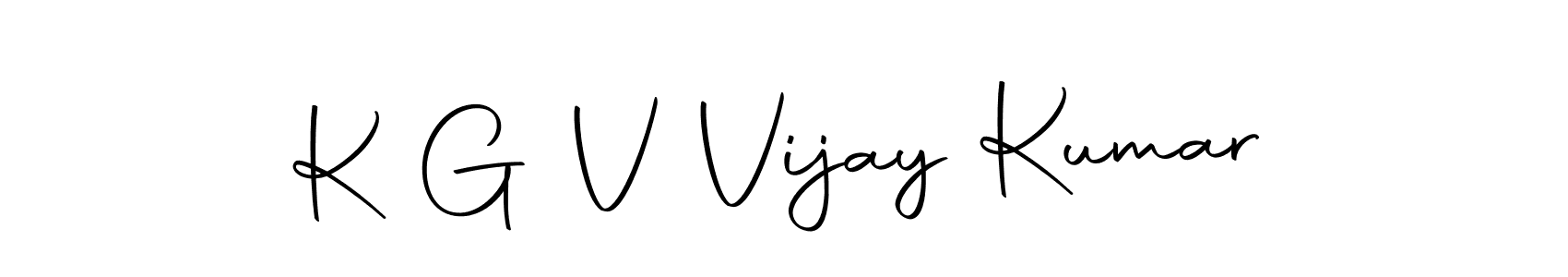 Once you've used our free online signature maker to create your best signature Autography-DOLnW style, it's time to enjoy all of the benefits that K G V Vijay Kumar name signing documents. K G V Vijay Kumar signature style 10 images and pictures png