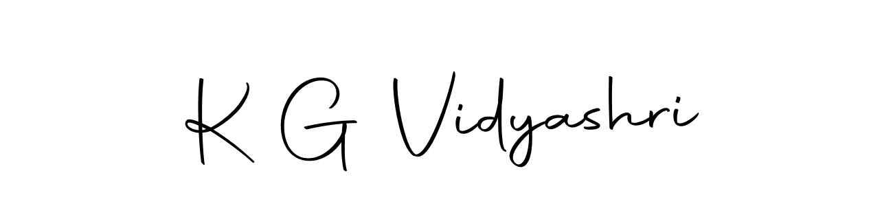 Use a signature maker to create a handwritten signature online. With this signature software, you can design (Autography-DOLnW) your own signature for name K G Vidyashri. K G Vidyashri signature style 10 images and pictures png