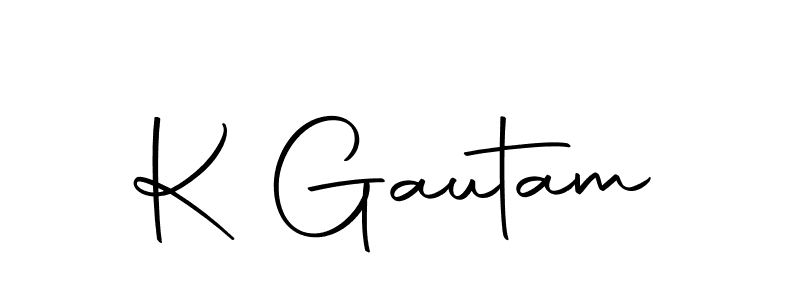 Make a beautiful signature design for name K Gautam. With this signature (Autography-DOLnW) style, you can create a handwritten signature for free. K Gautam signature style 10 images and pictures png