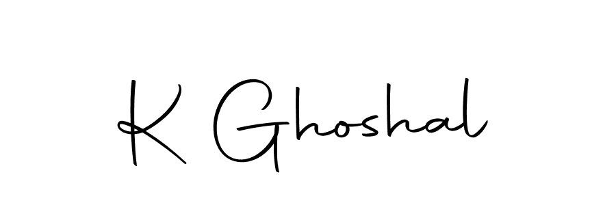 Make a beautiful signature design for name K Ghoshal. With this signature (Autography-DOLnW) style, you can create a handwritten signature for free. K Ghoshal signature style 10 images and pictures png