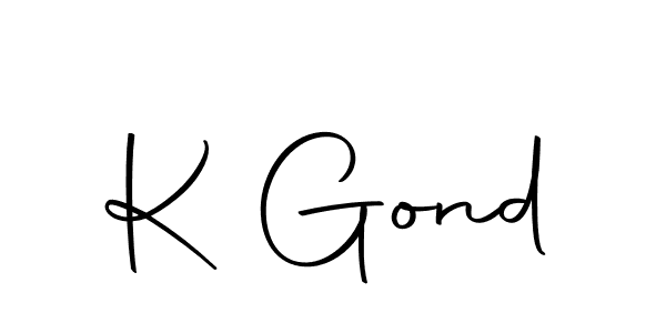 Make a beautiful signature design for name K Gond. Use this online signature maker to create a handwritten signature for free. K Gond signature style 10 images and pictures png