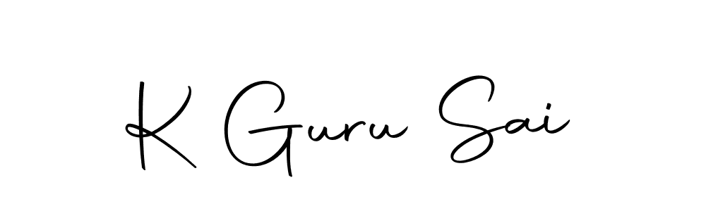 Here are the top 10 professional signature styles for the name K Guru Sai. These are the best autograph styles you can use for your name. K Guru Sai signature style 10 images and pictures png