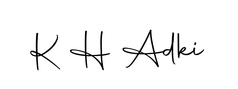 Best and Professional Signature Style for K H Adki. Autography-DOLnW Best Signature Style Collection. K H Adki signature style 10 images and pictures png