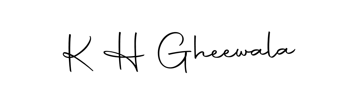 Use a signature maker to create a handwritten signature online. With this signature software, you can design (Autography-DOLnW) your own signature for name K H Gheewala. K H Gheewala signature style 10 images and pictures png