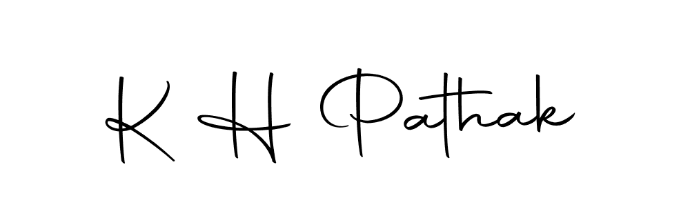 Here are the top 10 professional signature styles for the name K H Pathak. These are the best autograph styles you can use for your name. K H Pathak signature style 10 images and pictures png