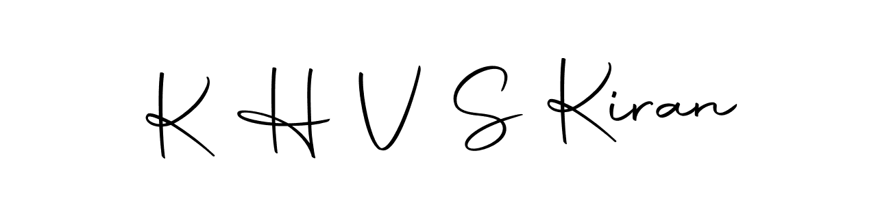 Similarly Autography-DOLnW is the best handwritten signature design. Signature creator online .You can use it as an online autograph creator for name K H V S Kiran. K H V S Kiran signature style 10 images and pictures png