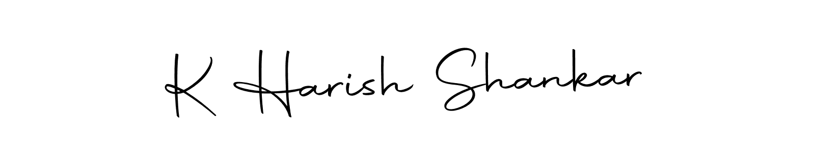 Make a beautiful signature design for name K Harish Shankar. Use this online signature maker to create a handwritten signature for free. K Harish Shankar signature style 10 images and pictures png