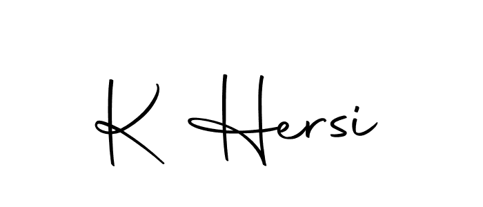 K Hersi stylish signature style. Best Handwritten Sign (Autography-DOLnW) for my name. Handwritten Signature Collection Ideas for my name K Hersi. K Hersi signature style 10 images and pictures png