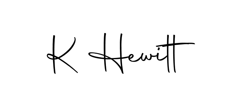 Design your own signature with our free online signature maker. With this signature software, you can create a handwritten (Autography-DOLnW) signature for name K Hewitt. K Hewitt signature style 10 images and pictures png