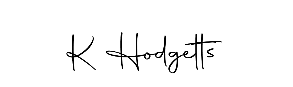 Create a beautiful signature design for name K Hodgetts. With this signature (Autography-DOLnW) fonts, you can make a handwritten signature for free. K Hodgetts signature style 10 images and pictures png