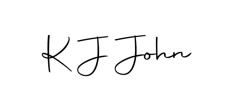 Make a beautiful signature design for name K J John. With this signature (Autography-DOLnW) style, you can create a handwritten signature for free. K J John signature style 10 images and pictures png