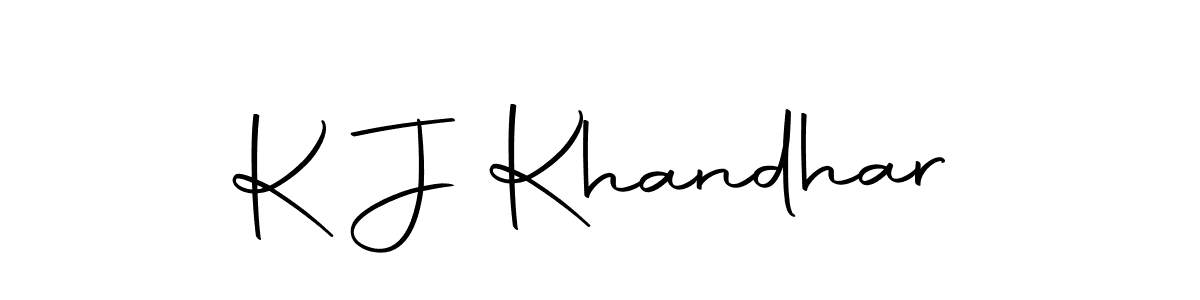 Make a beautiful signature design for name K J Khandhar. Use this online signature maker to create a handwritten signature for free. K J Khandhar signature style 10 images and pictures png