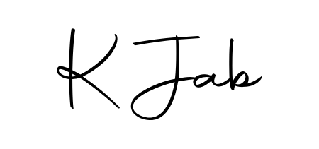 An effortless, minimalist signature concept for K Jab using Autography-DOLnW design. Clean lines that look great on any document. K Jab signature style 10 images and pictures png