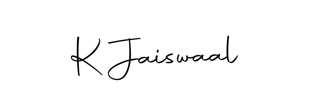 Here are the top 10 professional signature styles for the name K Jaiswaal. These are the best autograph styles you can use for your name. K Jaiswaal signature style 10 images and pictures png