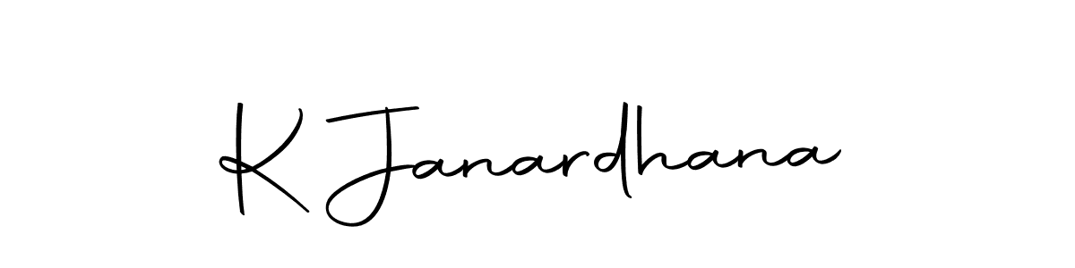 How to make K Janardhana name signature. Use Autography-DOLnW style for creating short signs online. This is the latest handwritten sign. K Janardhana signature style 10 images and pictures png