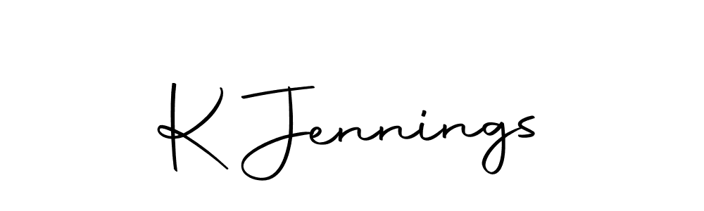 How to make K Jennings signature? Autography-DOLnW is a professional autograph style. Create handwritten signature for K Jennings name. K Jennings signature style 10 images and pictures png