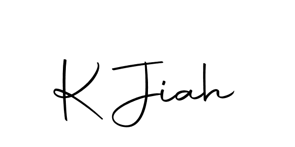 Once you've used our free online signature maker to create your best signature Autography-DOLnW style, it's time to enjoy all of the benefits that K Jiah name signing documents. K Jiah signature style 10 images and pictures png