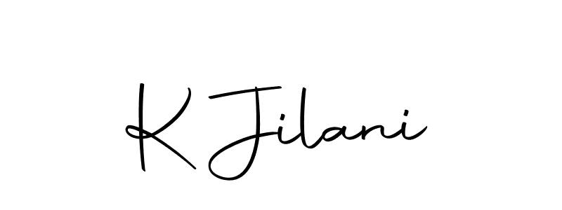 Autography-DOLnW is a professional signature style that is perfect for those who want to add a touch of class to their signature. It is also a great choice for those who want to make their signature more unique. Get K Jilani name to fancy signature for free. K Jilani signature style 10 images and pictures png