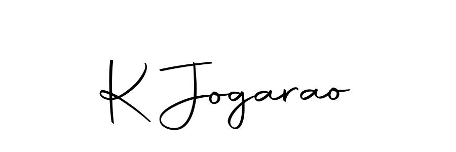 The best way (Autography-DOLnW) to make a short signature is to pick only two or three words in your name. The name K Jogarao include a total of six letters. For converting this name. K Jogarao signature style 10 images and pictures png