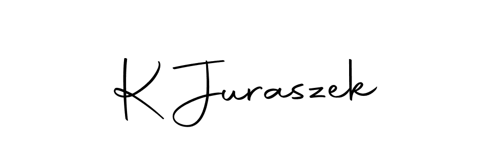 Also we have K Juraszek name is the best signature style. Create professional handwritten signature collection using Autography-DOLnW autograph style. K Juraszek signature style 10 images and pictures png