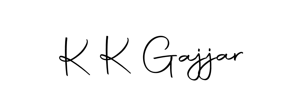 K K Gajjar stylish signature style. Best Handwritten Sign (Autography-DOLnW) for my name. Handwritten Signature Collection Ideas for my name K K Gajjar. K K Gajjar signature style 10 images and pictures png