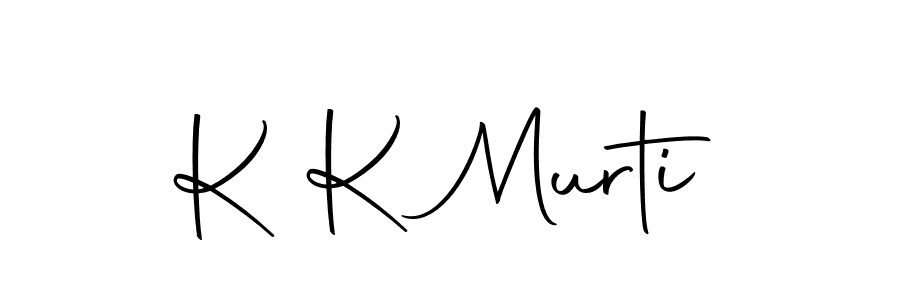 Create a beautiful signature design for name K K Murti. With this signature (Autography-DOLnW) fonts, you can make a handwritten signature for free. K K Murti signature style 10 images and pictures png