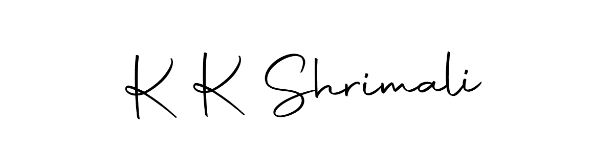 How to make K K Shrimali signature? Autography-DOLnW is a professional autograph style. Create handwritten signature for K K Shrimali name. K K Shrimali signature style 10 images and pictures png