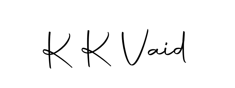 Make a beautiful signature design for name K K Vaid. Use this online signature maker to create a handwritten signature for free. K K Vaid signature style 10 images and pictures png