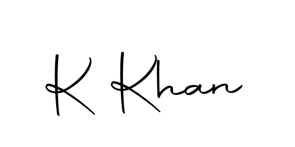 You can use this online signature creator to create a handwritten signature for the name K Khan. This is the best online autograph maker. K Khan signature style 10 images and pictures png