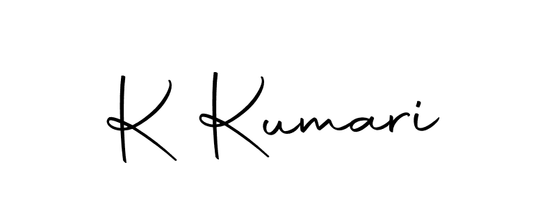 Use a signature maker to create a handwritten signature online. With this signature software, you can design (Autography-DOLnW) your own signature for name K Kumari. K Kumari signature style 10 images and pictures png