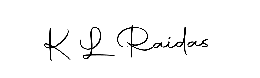 Here are the top 10 professional signature styles for the name K L Raidas. These are the best autograph styles you can use for your name. K L Raidas signature style 10 images and pictures png