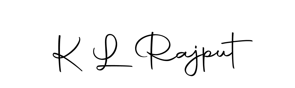 How to make K L Rajput name signature. Use Autography-DOLnW style for creating short signs online. This is the latest handwritten sign. K L Rajput signature style 10 images and pictures png