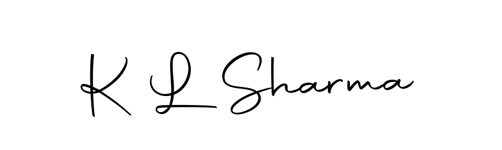 How to Draw K L Sharma signature style? Autography-DOLnW is a latest design signature styles for name K L Sharma. K L Sharma signature style 10 images and pictures png