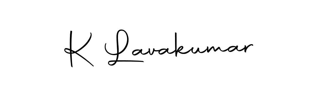 How to make K Lavakumar name signature. Use Autography-DOLnW style for creating short signs online. This is the latest handwritten sign. K Lavakumar signature style 10 images and pictures png