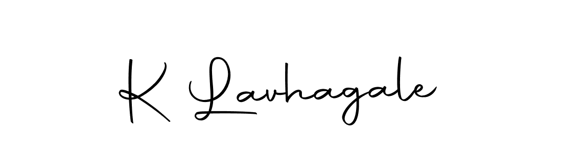 K Lavhagale stylish signature style. Best Handwritten Sign (Autography-DOLnW) for my name. Handwritten Signature Collection Ideas for my name K Lavhagale. K Lavhagale signature style 10 images and pictures png
