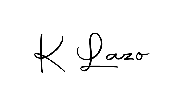 Here are the top 10 professional signature styles for the name K Lazo. These are the best autograph styles you can use for your name. K Lazo signature style 10 images and pictures png