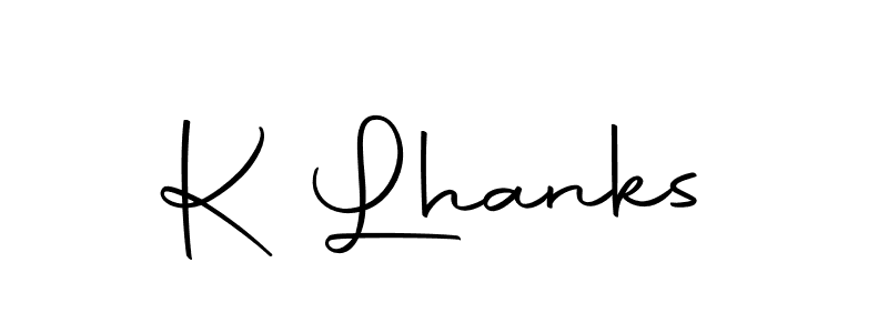 Make a beautiful signature design for name K Lhanks. With this signature (Autography-DOLnW) style, you can create a handwritten signature for free. K Lhanks signature style 10 images and pictures png