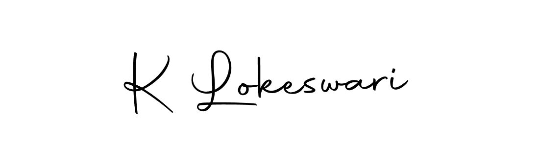 Make a beautiful signature design for name K Lokeswari. Use this online signature maker to create a handwritten signature for free. K Lokeswari signature style 10 images and pictures png