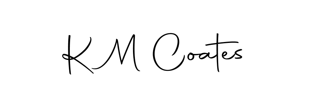 The best way (Autography-DOLnW) to make a short signature is to pick only two or three words in your name. The name K M Coates include a total of six letters. For converting this name. K M Coates signature style 10 images and pictures png